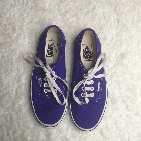 Vans Shoes - Vans Purple SZ 6.5 Womens Solid Casual Walking